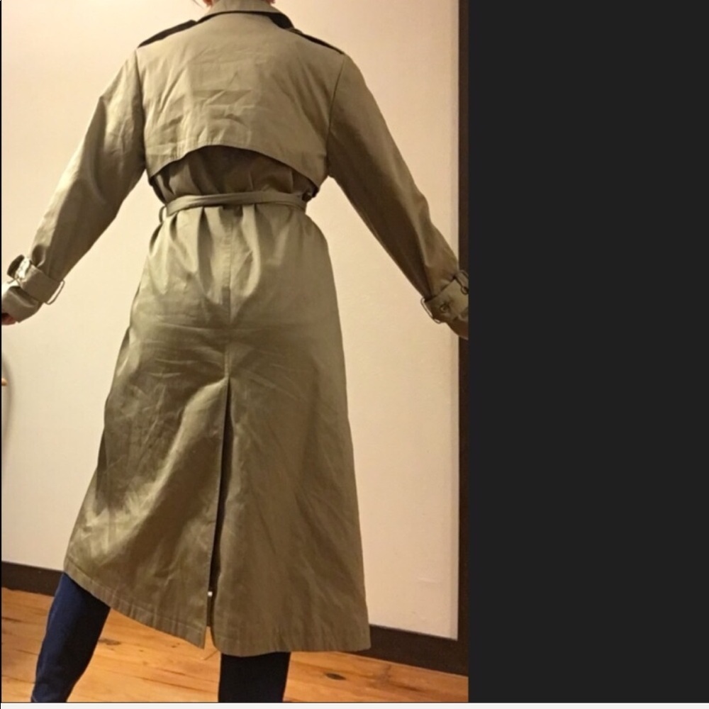 CYBER SALE  VTG Classic Trench - Picture 3 of 8